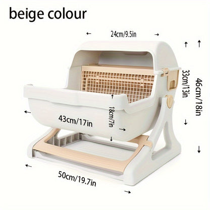 Lettiera semi automatica, antiscivolo, facile da pulire